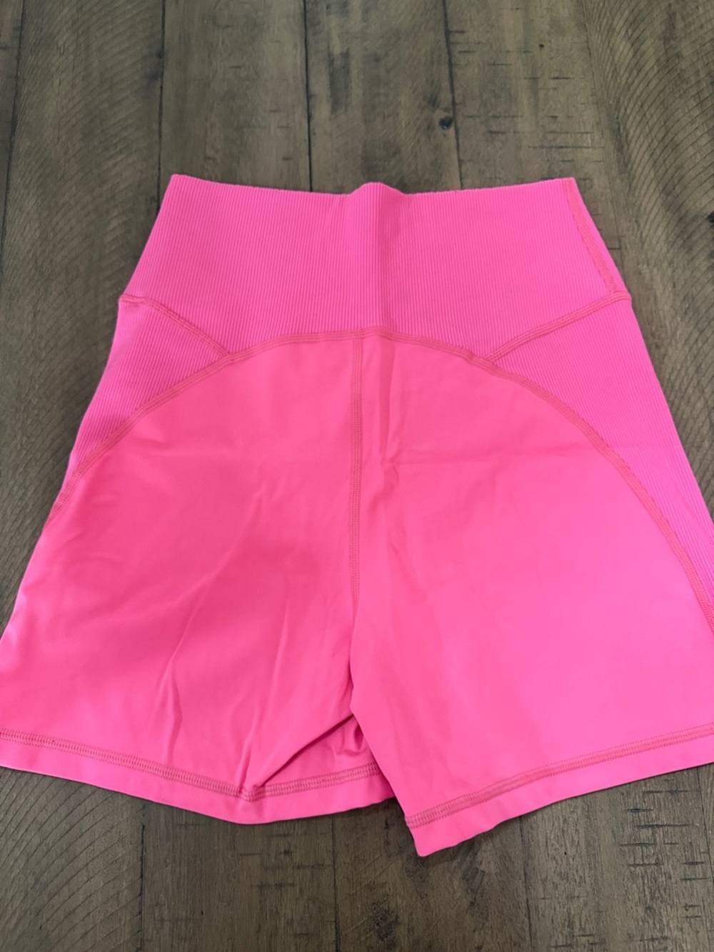 aerie High-Rise Pink Athletic biker Shorts - Picture 4 of 4